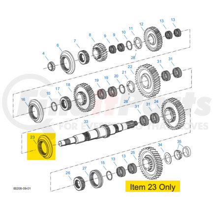 4301852 by FULLER - Fuller® - 1st/Reverse Sliding Clutch