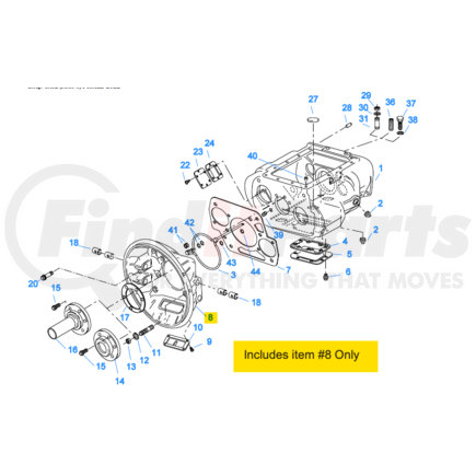 K3671 by FULLER - Transmission Clutch Housing Kit - Forced Lube, High-Quality Materials