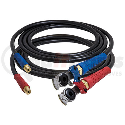 17912GH by TECTRAN - Air Brake Hose Assembly - 12 ft., Straight, Black, Set, with FlexGrip HD and Gladhands