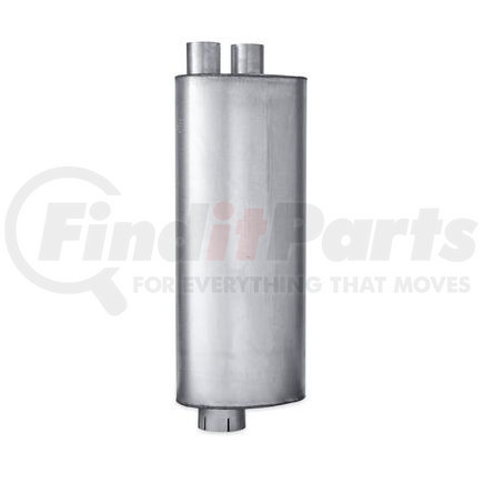 FLT86185M by NAVISTAR - Exhaust Muffler - 2.75" Inlet, 4.0" Outlet, 27.7" Body Length (International)