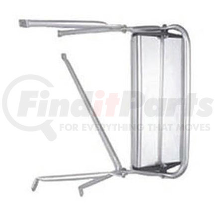 FLTMIR4101 by NAVISTAR - Door Mirror - Rectangular, Heated, Driver Side, Aluminum, For Fleetrite