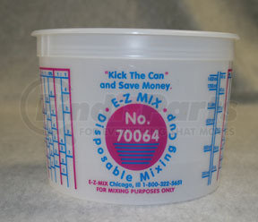 70064L by E-Z MIX - 2-Quart Plastic Mixing Cup Lids, box of 50