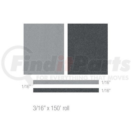 74810 by 3M - Scotchcal™ Elite Double Striping Tape 74810, Silver Metallic/Charcoal Metallic