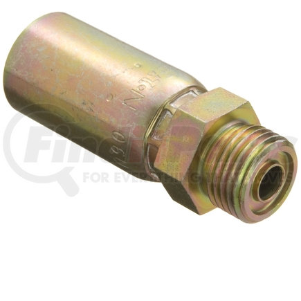 Weatherhead 10U-E72 Hydraulic Hose Fitting - Hose End (Permanent) R1/R2AT Straight Male ORS