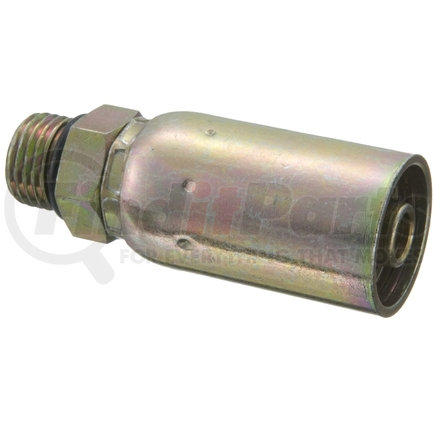 Weatherhead 10U-P12 Hydraulic Hose Fitting - Hose End (Permanent) R1/R2AT Straight Male O-Ring Boss