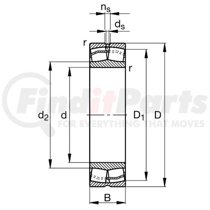 22314E1.T41A by FAG MX - BEARING