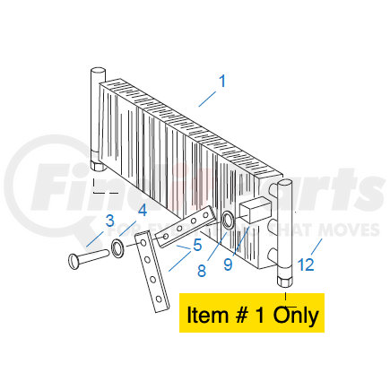 K1956 by FULLER - Cooler Installation Kit