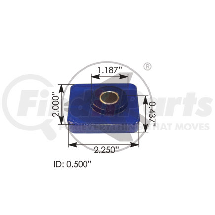 M13416UB by AUTOMANN - HOOD MOUNT POLY PETERBILT