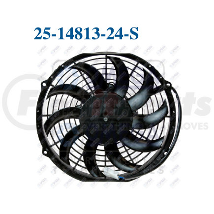 25-14813-24-S by OMEGA ENVIRONMENTAL TECHNOLOGIES - FAN ASSY 10in 24V PULLER S BLADES 256mm SPAL