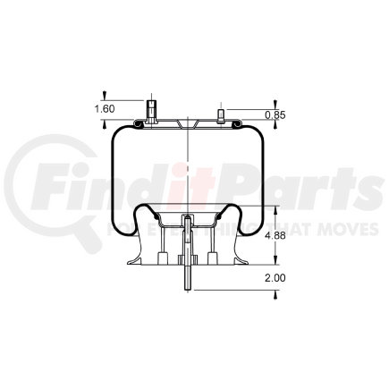 AS-81068 by TRIANGLE SUSPENSION - Rolling Lobe Air Spring