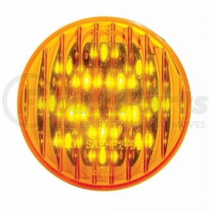KIT1034 by UNITED PACIFIC - Amber 2.5" Round 13 LED Truck Trailer Side Marker Clearance Light Kit / Grommet