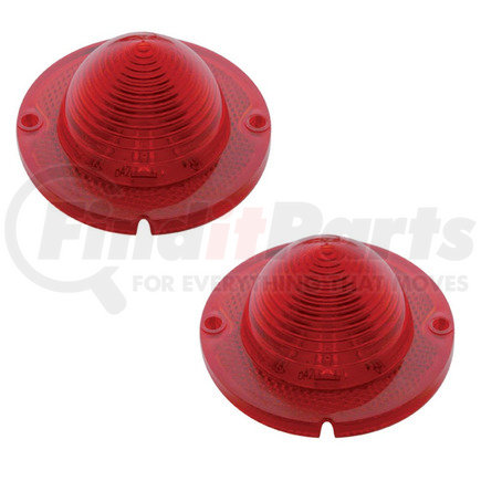 CTL5860LED-2 by UNITED PACIFIC - Pair (2) 15 LED Stop Turn Tail Lights, 1958-1967 Chevy Corvette, 58-60 Inner Red