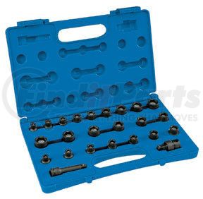 1224G by GREY PNEUMATIC - 24-Piece 3/8 in. Drive 6-Point SAE and Metric Magnetic Impact Socket Set