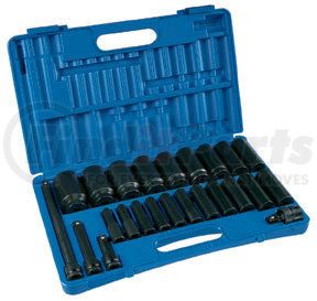 1324D by GREY PNEUMATIC - 24-Piece 1/2 in. Drive Deep Socket Set