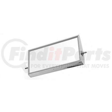 Mar-10 by MOTO MIRROR - West Coast Mirror - 7" x 16", Stainless Steel, Heated, Motorized, LH, with 10 ft. Harness