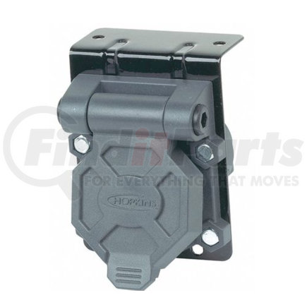48480 by HOPKINS MFG - Endurance™ 7-Blade Vehicle End Connector; Incl. Mounting Bracket/Hardware/Terminal Grease; 3 Year Warranty; Durable Lid Opens 180 Degrees;