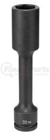 3433MDL by GREY PNEUMATIC - 3/4" Drive x 33mm Extra-Long Budd Impact Socket