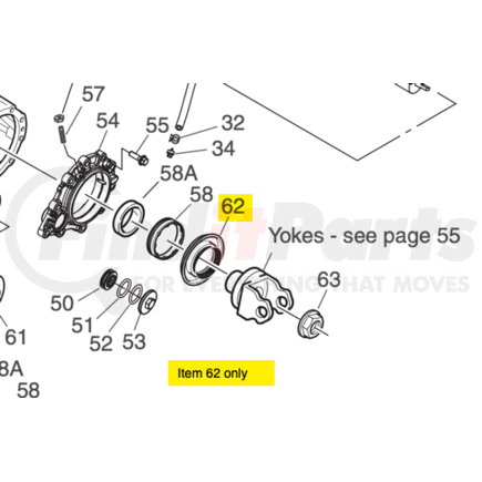 134323 by EATON - Differential Pinion Oil Seal