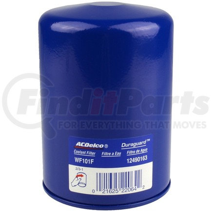 WF101F by ACDELCO - Durapack Engine Coolant Filter