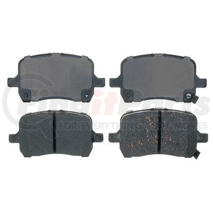 14D1160CH by ACDELCO - Ceramic Front Disc Brake Pad Set with Hardware