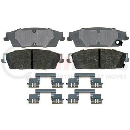 14D1194CH by ACDELCO - Ceramic Rear Disc Brake Pad Set with Hardware