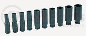 9710D by GREY PNEUMATIC - 10 Pc. 1/4" Surface Drive Deep Socket Set