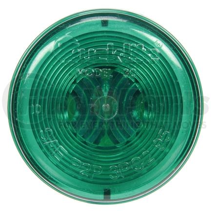 30200G3 by TRUCK-LITE - Marker Light - For 30 Series, Incandescent, Green Round, 1 Bulb, Pc, Pl-10, 12 Volt, Bulk
