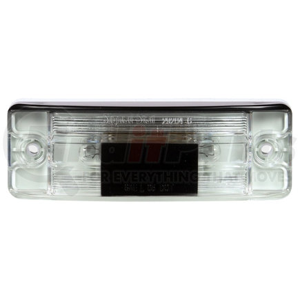 29204C3 by TRUCK-LITE - 21 Series License Plate Light - Incandescent, 2 Bulb, Rectangular, Clear 2 Screw Mount, 12V