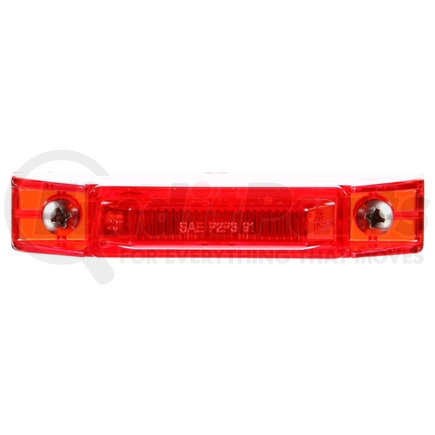 TL35001R by TRUCK-LITE - Marker Light - For 35 Series, LED, Red Rectangular, 1 Diode, P2, 2 Screw, Fit 'N Forget, .180 Bullet Terminal/Ring Terminal, 12 Volt, Kit