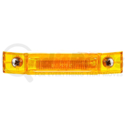 TL35001Y by TRUCK-LITE - Marker Light - For 35 Series, LED, Yellow Rectangular, 2 Diode, P2, 2 Screw, Fit 'N Forget, .180 Bullet Terminal/Ring Terminal, 12 Volt, Kit