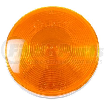 40202YP by TRUCK-LITE - 40 Series Turn Signal / Parking Light - Incandescent, Yellow Round, 1 Bulb, Grommet Mount, 12V