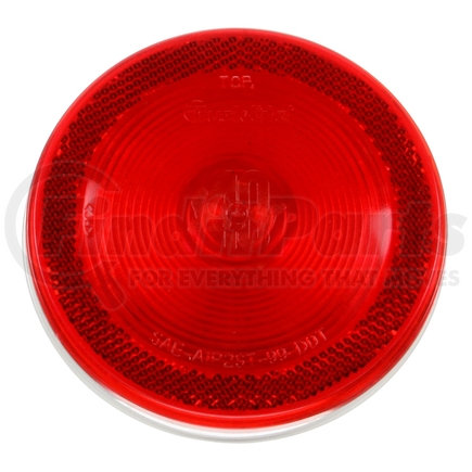 40248RP by TRUCK-LITE - Tail Light - Super 40, Incandescent, Red, Round, 1 Bulb, Reflectorized, Pl-3, 12 Volt, Pallet