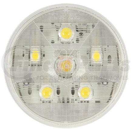 44304C3 by TRUCK-LITE - 44 Series Flood Light - Multipurpose 4 In. Round LED, White, 6 Diode, 250 Lumen, 12V