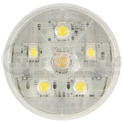 44304CP by TRUCK-LITE - 44 Series Flood Light - Multipurpose 4 in. Round LED, White, 6 Diode, 250 Lumen, 12V