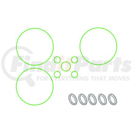 Omega Environmental Technologies MT2133 A/C Compressor Gasket Kit A/C Compressor Gasket Kit