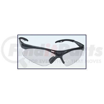 540-0200 by SAS SAFETY CORP - Black Frame Diamondbacks™ Safety Glasses with Clear Lens