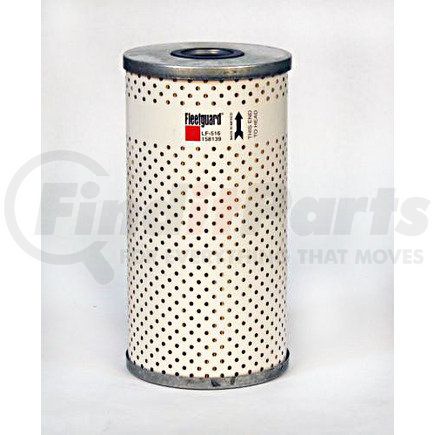 LF516 by FLEETGUARD - Engine Oil Filter - 9.66 in. Height, 5 in. (Largest OD)