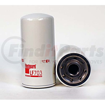 LF703 by FLEETGUARD - Engine Oil Filter - 9.81 in. Height, 4.57 in. (Largest OD), Case IH 684206C1