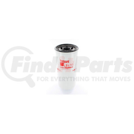 LF670 by FLEETGUARD - Engine Oil Filter - 9.81 in. Height, 4.57 in. (Largest OD), Cummins 3313279