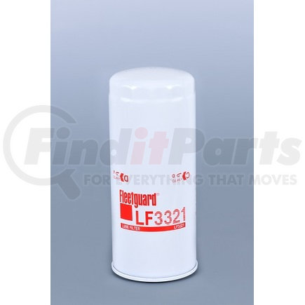 LF3321 by FLEETGUARD - Engine Oil Filter - 10.26 in. Height, 4.25 in. (Largest OD), Full-Flow Spin-On