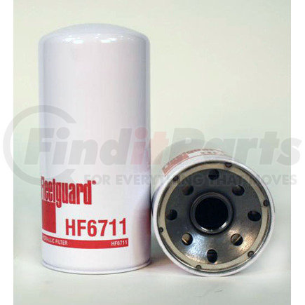 HF6711 by FLEETGUARD - Hydraulic Filter - 10.71 in. Height, 5.08 in. OD (Largest), Spin-On