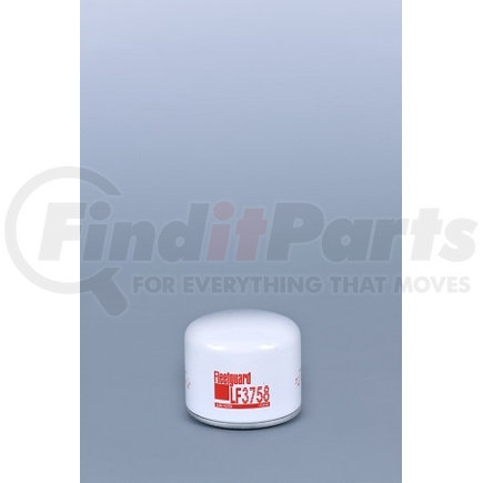 LF3758 by FLEETGUARD - Engine Oil Filter - 3.23 in. Height, 3.68 in. (Largest OD)