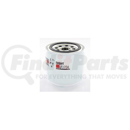 LF3706 by FLEETGUARD - Engine Oil Filter - 3.4 in. Height, 3.67 in. (Largest OD), Case IH 126385A1