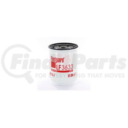 LF3633 by FLEETGUARD - Engine Oil Filter - 5.12 in. Height, 4.24 in. (Largest OD), Donaldson P551264