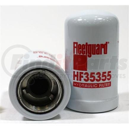 HF35355 by FLEETGUARD - Hydraulic Filter - 5.52 in. Height, 3.13 in. OD (Largest), Spin-On, Caterpillar 1261813