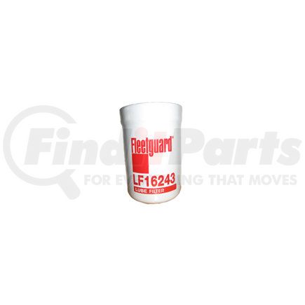 LF16243 by FLEETGUARD - Engine Oil Filter - 5.95 in. Height, 3.91 in. (Largest OD)