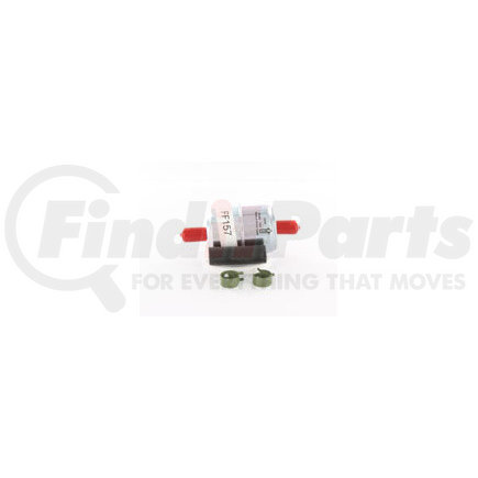 FF157 by FLEETGUARD - Fuel Filter - Kit, In-Line, Contains 4 Clamps, 2 Hoses and Gasket, 3.89 in. Height