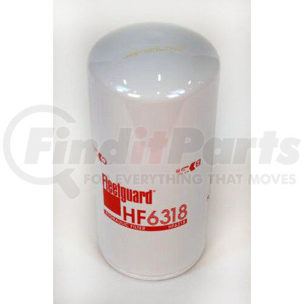 HF6318 by FLEETGUARD - Hydraulic Filter - 10.3 in. Height, 4.67 in. OD (Largest), Spin-On