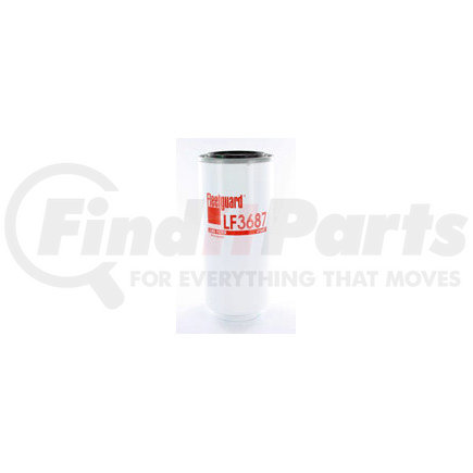 LF3687 by FLEETGUARD - Engine Oil Filter - 8.31 in. Height, 3.68 in. (Largest OD)