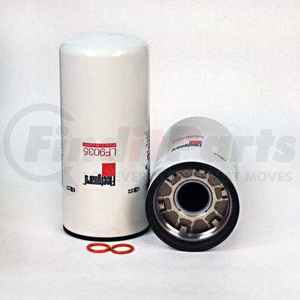 LF9035 by FLEETGUARD - Engine Oil Filter - 10.5 in. Height, 4.65 in. (Largest OD), StrataPore Media